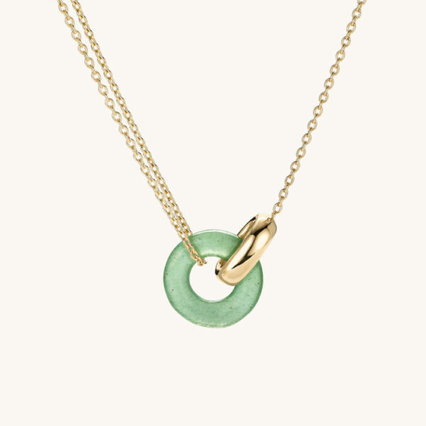 Gemstone Sphere Hoop Charm - Image 3